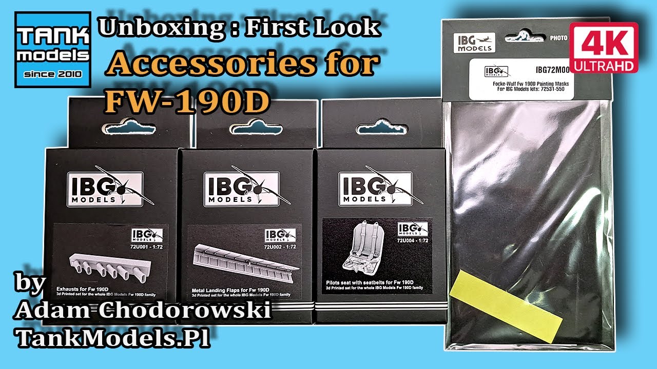 Unboxing #162 - Accessories for FW-190-D for IBG Models