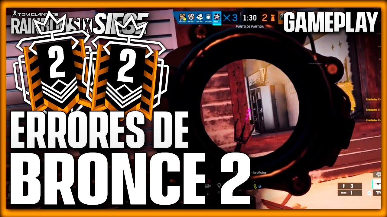 Errores de BRONCE 2 | Analizando Errores en R6 | Caramelo Rainbow Six Siege Gameplay Español