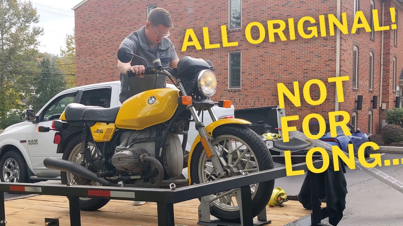 Starting to build a 1979 BMW R65 Airhead - Picking it up from Tony and Disassembly