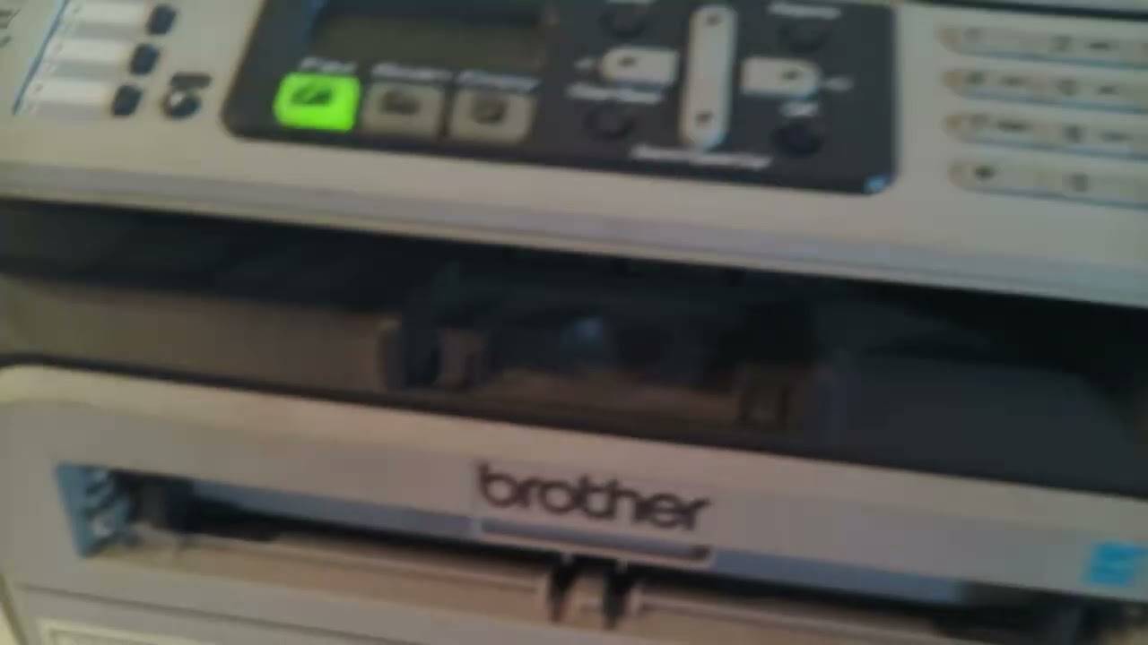 Brother MFC7440N Printer Testing / demo testing a Brother Printer