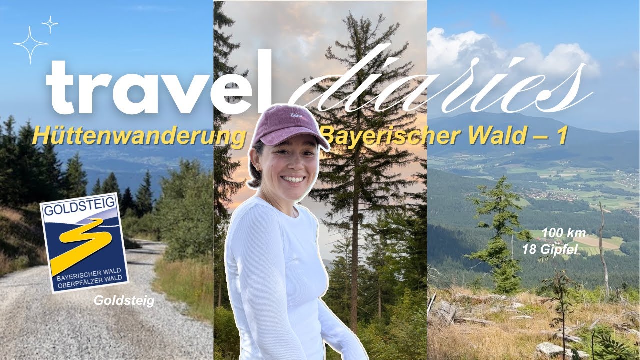 Part 1 – Ich bin 100 km durch den Bayerischen Wald gewandert 🥾🌲 | TRAVEL DIARIES