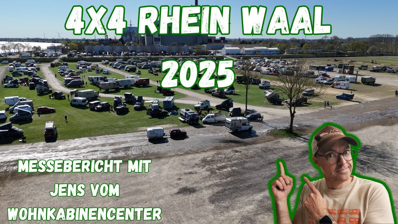 Der Jens vom Wohnkabinencenter auf der Offroad Messe 4x4 Rhein Waal   2025