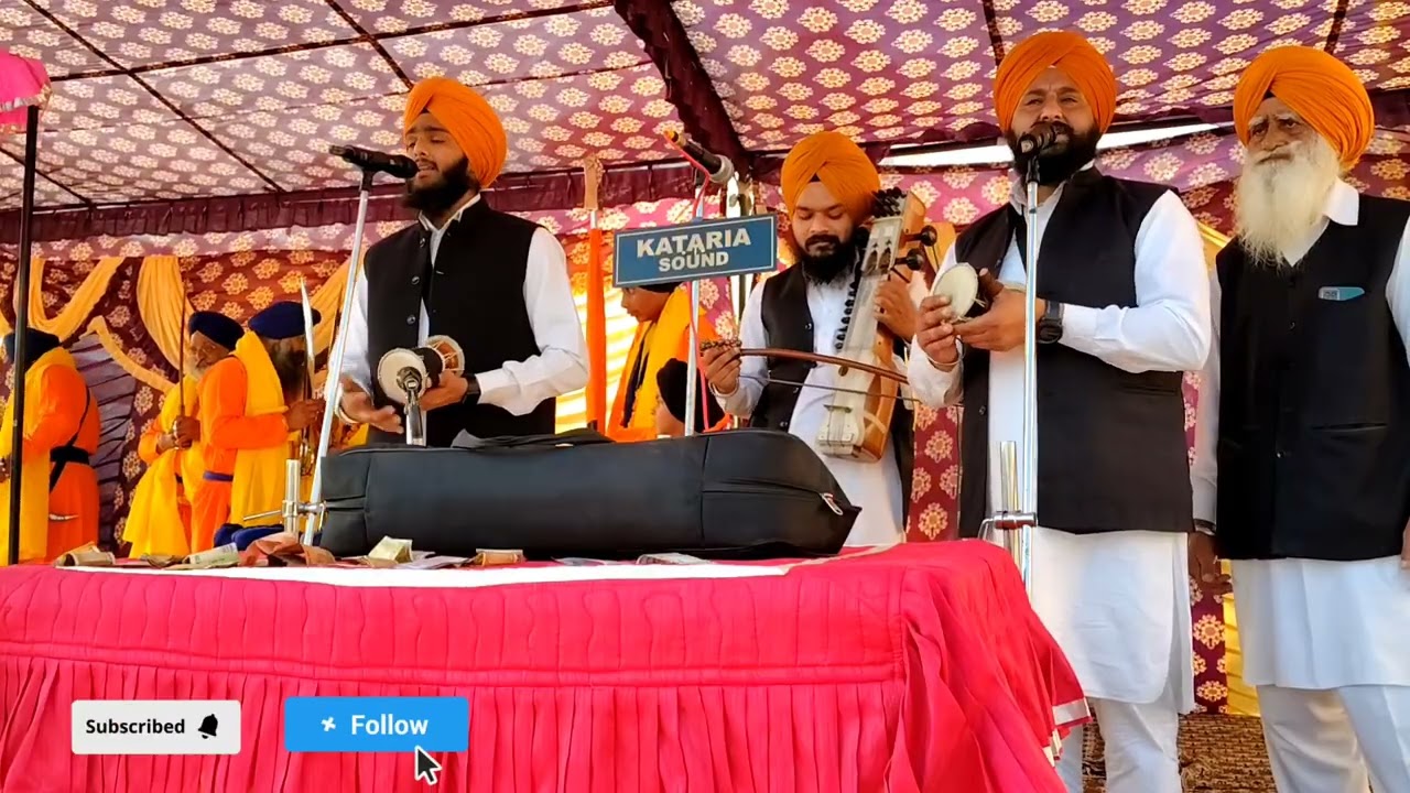 ਗਿਆਨੀ ਅਮਰ ਸਿੰਘ ਅਣਖੀ ਦੇ ਢਾਡੀ ਜਥੇ ਦੀ ਨਗਰ ਕੀਰਤਨ ਵਿੱਚ ਸ਼ਾਨਦਾਰ ਹਾਜ਼ਰੀ | Dhadi Jatha Nagar Kirtan