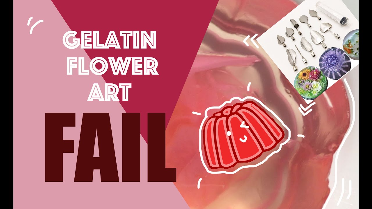HOW TO MAKE GELATIN FLOWER ART | SARLYSWEETS | EPISODE 5 | GELATIN FLOWER ART FAIL !!!