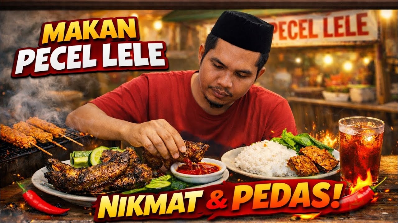 PEMUDA INI BERANI MAKAN PECEL LELE TAMPA NASI UDUK ‼️ KALIAN HARU COBAIN