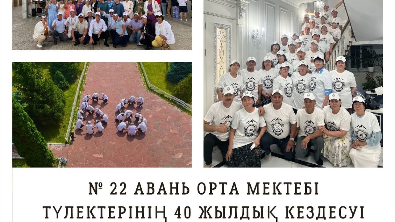 Ақбасты елді мекені, Авань орта мектебі түлектерінің 40 жылдық кездесуінен естелік