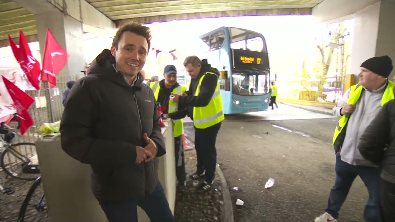 Bus drivers start weeks of strikes | 5 News