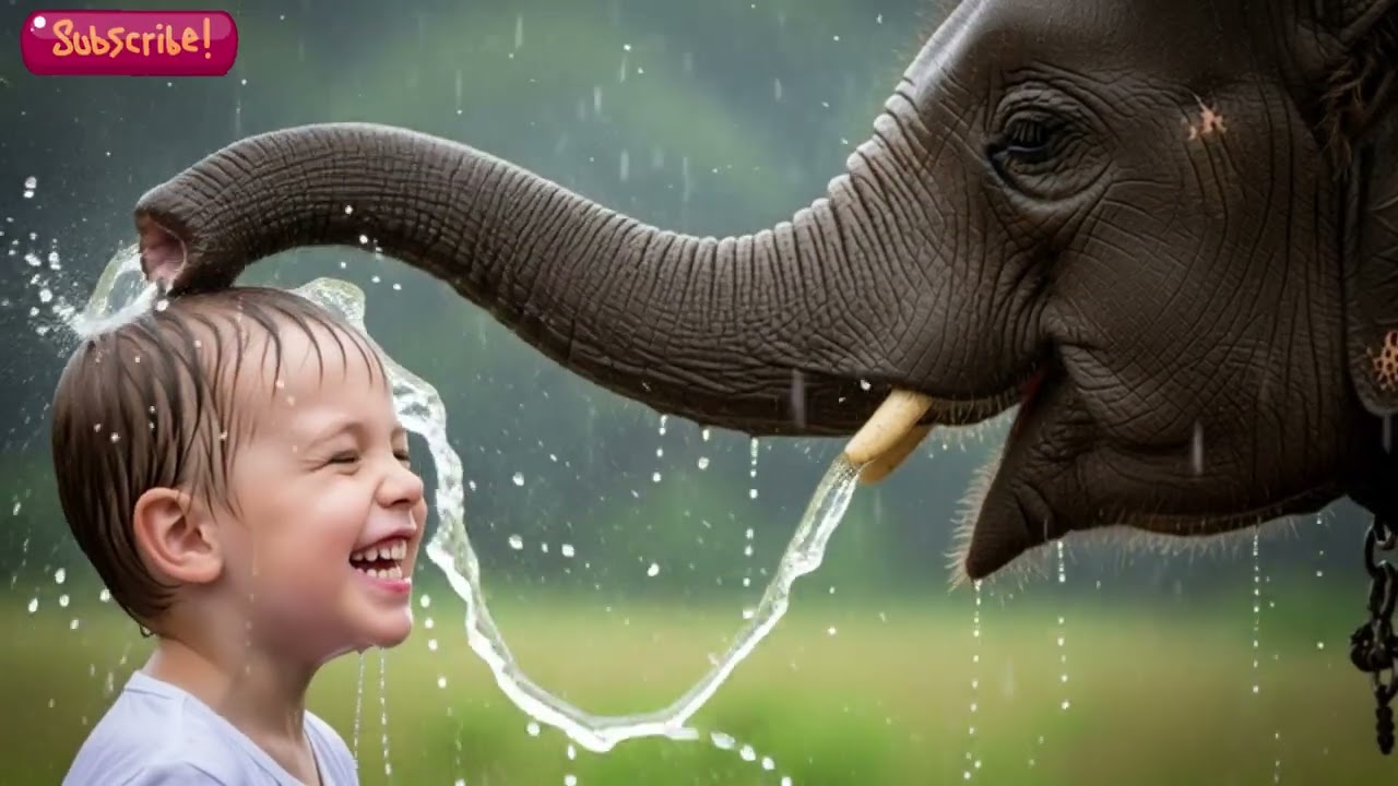 🐘 Jhume Jhume Jhumte Baadal, neele aasman mein khelein.