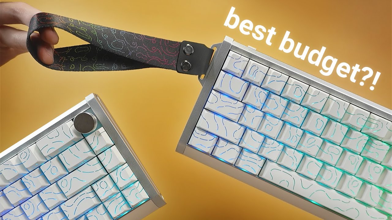 NEW best budget magnetic keyboard?! (it's plateless) | SKYLOONG GK68HE Aluminum Review