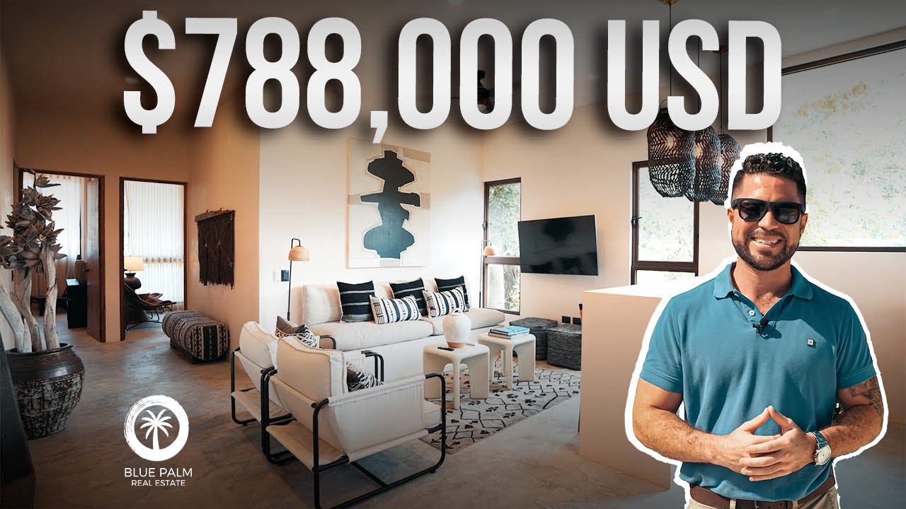 Inside a $788,000 USD modern villa designed by James McIntyre in Tulum, México.