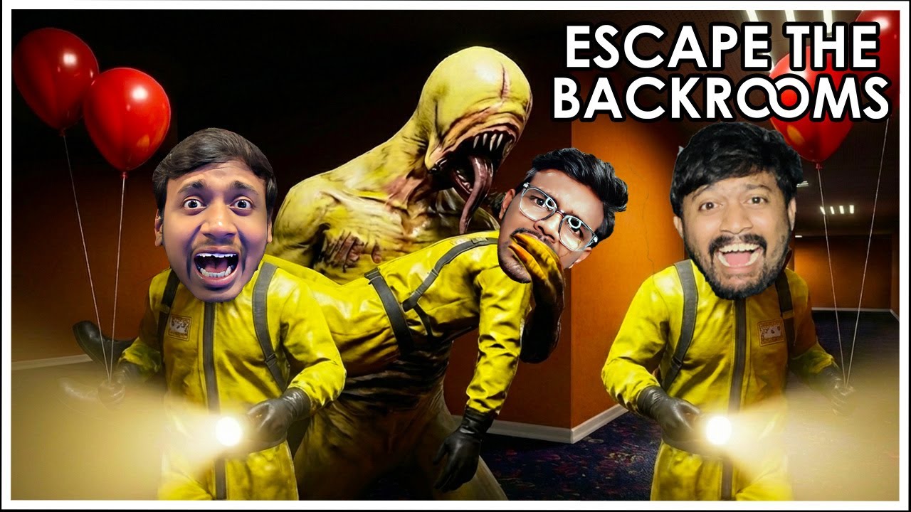 Escaping Level Fun In The BACKROOMS 😭😱 #fyp #pokerfacegaming #backrooms