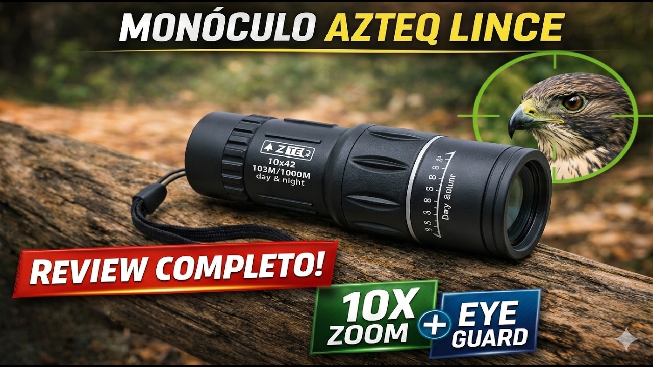 Review completo do Monóculo Lince da Azteq com sistema eyeguard