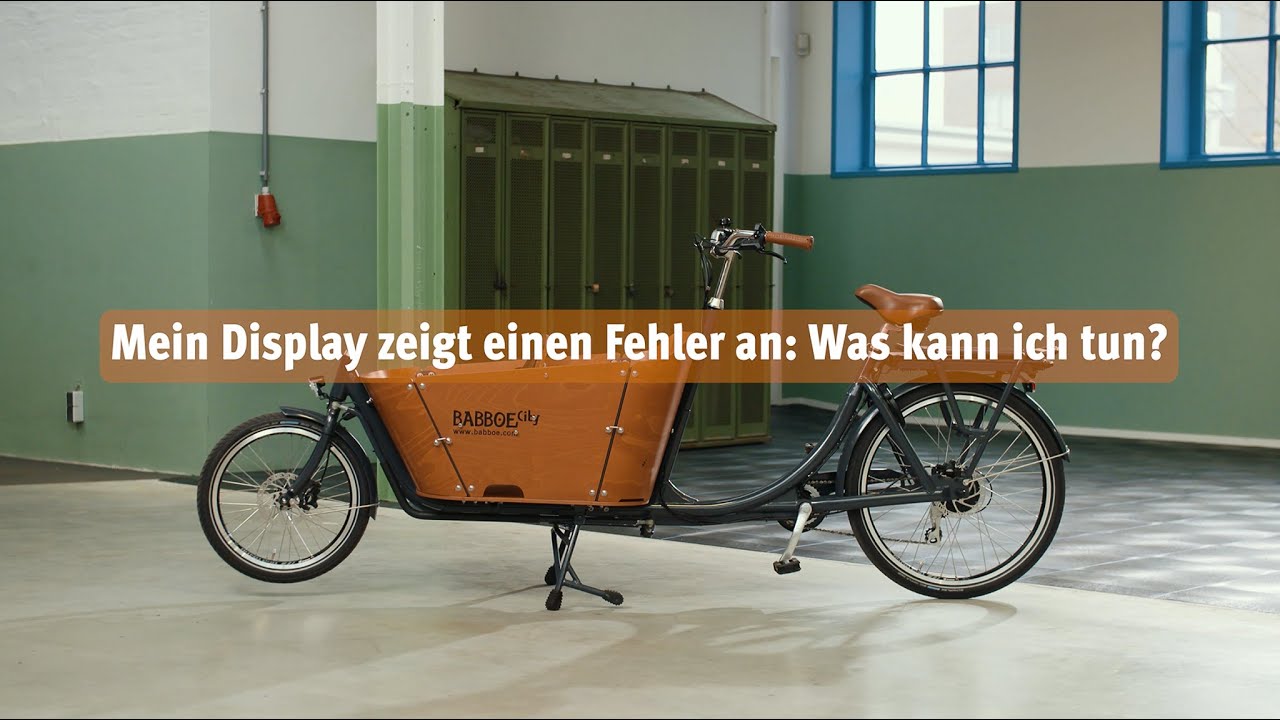 Lastenrad-Display Fehler: so kannst du Fehler beheben