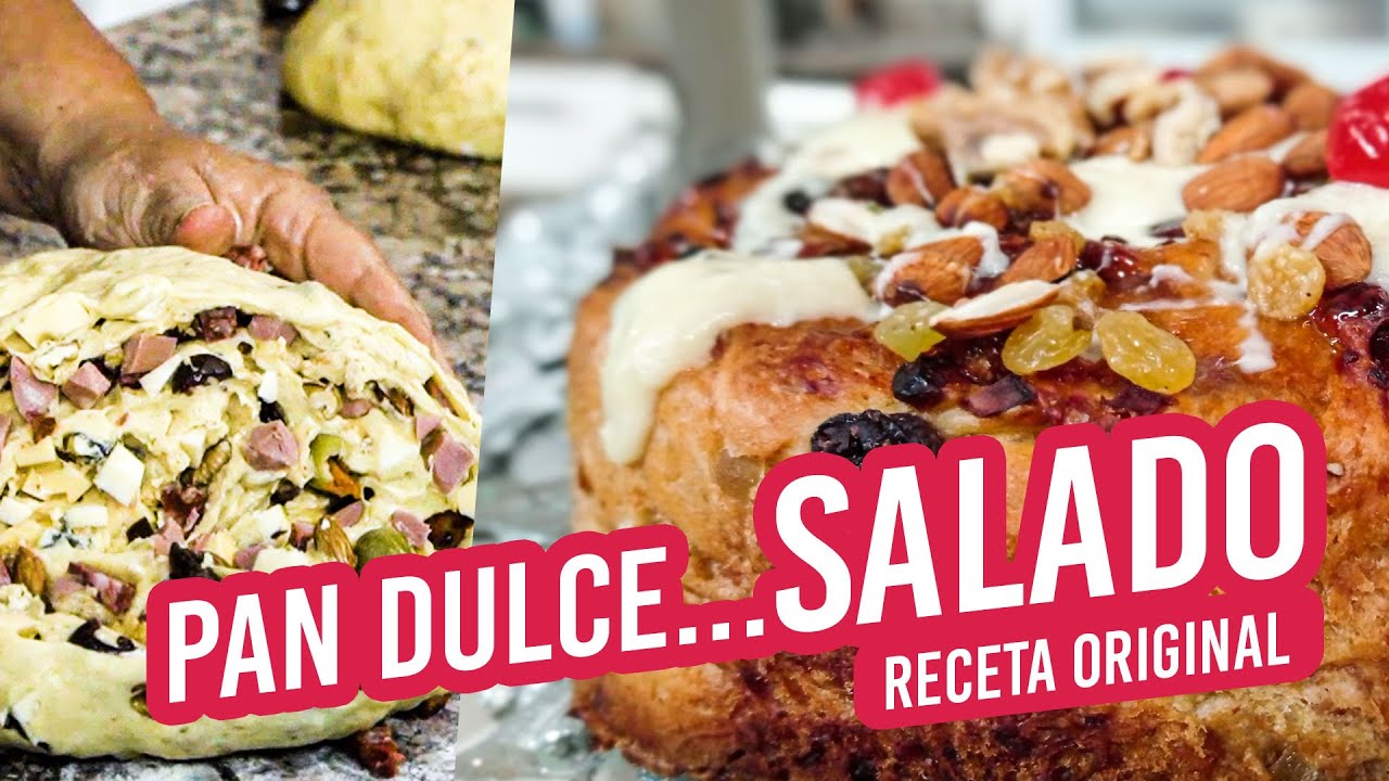 🍞 PAN DULCE SALADO. RECETA ORIGINAL CON TODOS SUS ✏ SECRETOS