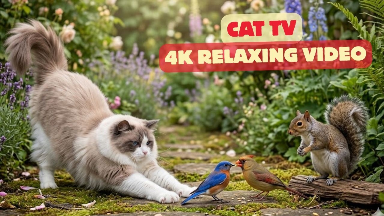 Best Cat Entertainment 🦜 | 4K Colorful Birds That Cats Can’t Ignore| Cat TV
