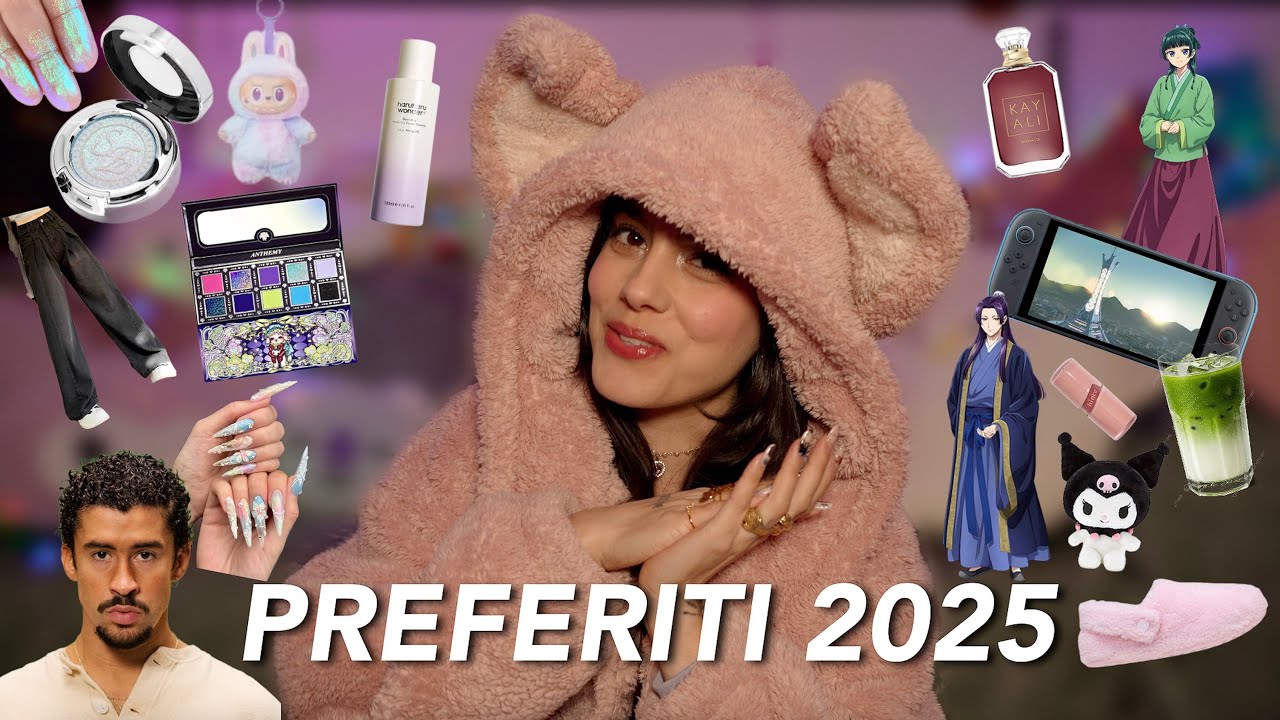 TUTTI i miei preferiti del 2025 ✧ ˚ ୨୧ makeup, skincare, vestiti, libri, serie ecc