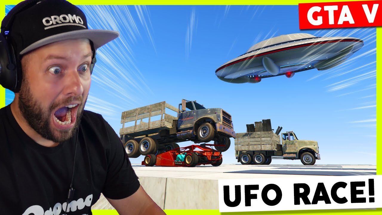 CHAOS TUSSEN UFO'S! (GTA V Face to Face)