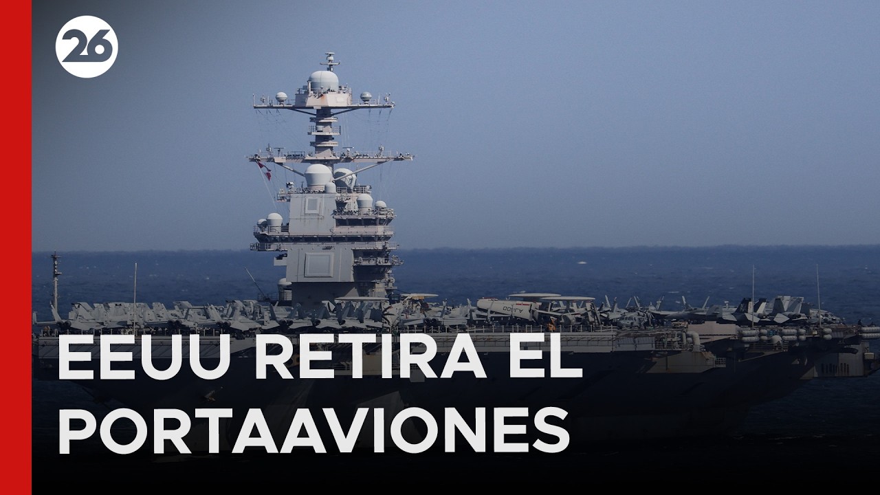 🚨 DECISIÓN DE EEUU | Retiran el portaaviones más grande del mundo de Medio Oriente