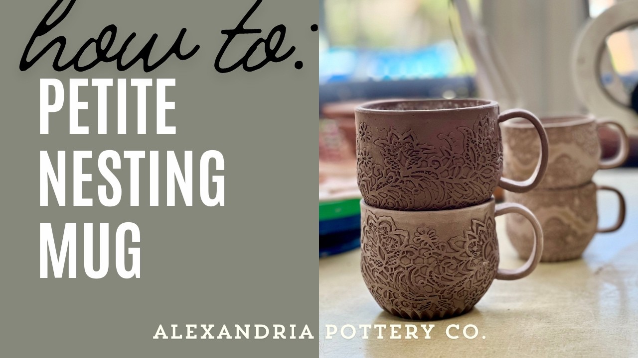 Petite Nesting Mugs - Stackable Mug Tutorial