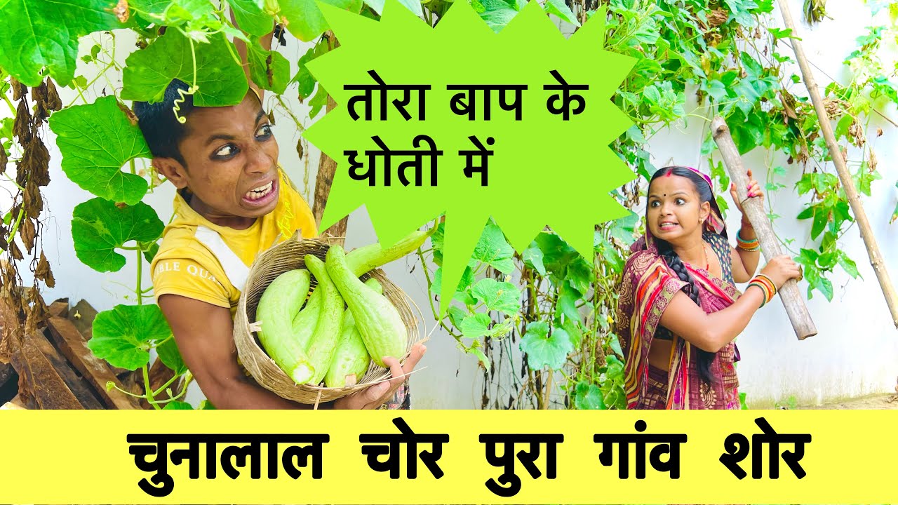 चुनालाल चोर पूरा गांव शोर 🤣 chunalal dhorba comedy 2024