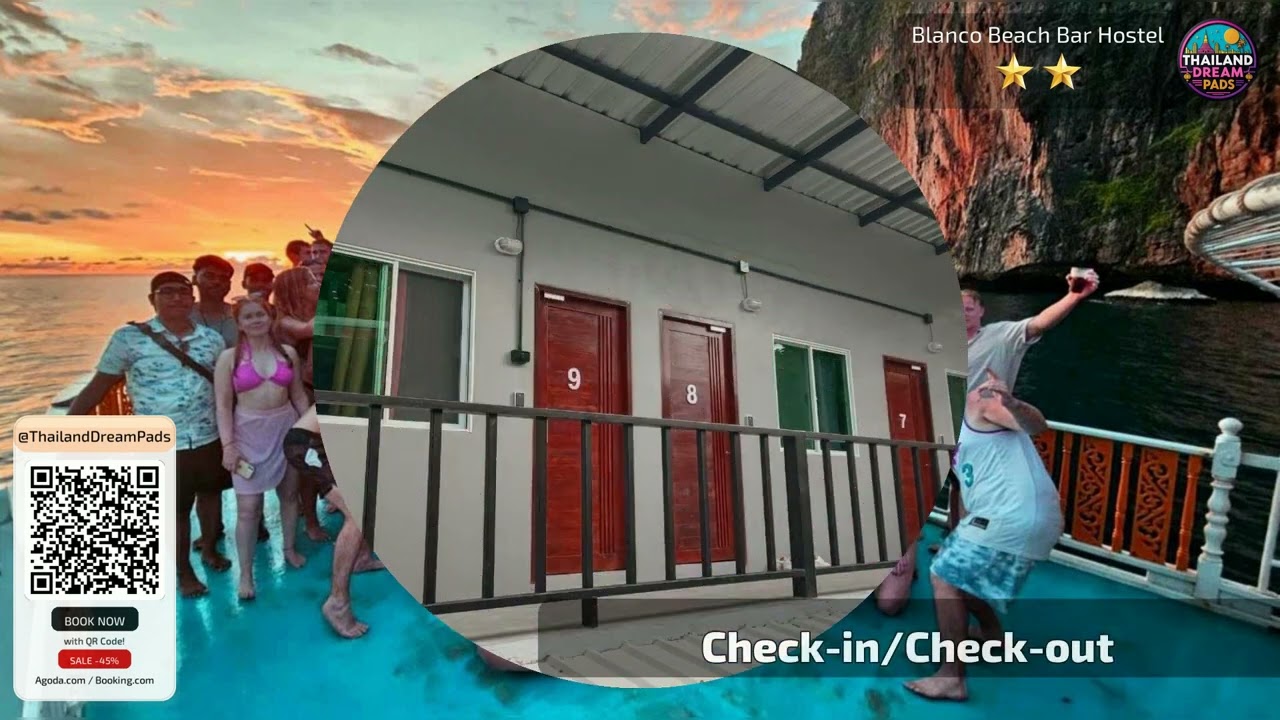 Blanco Beach Bar Hostel - The View Is Amazing | Ko Phi Phi, Thailand🌟