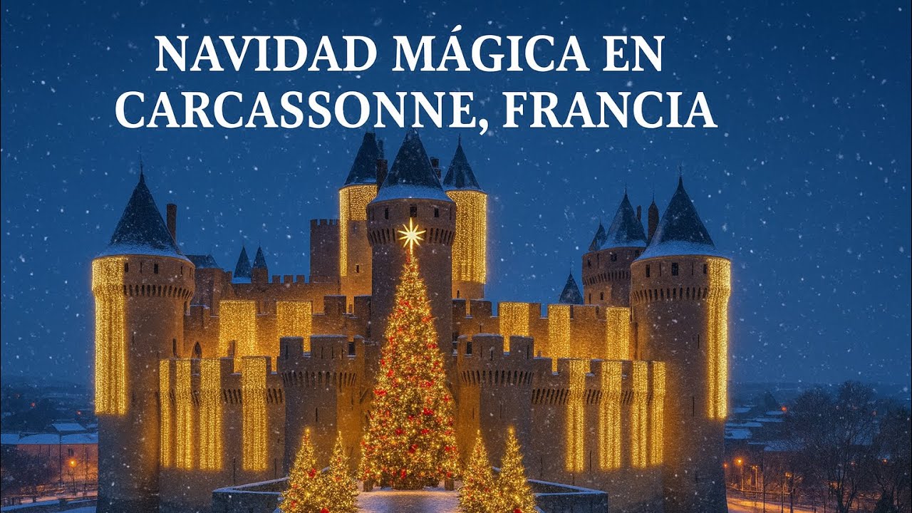 Navidad de Cuento en Carcasona 🇫🇷 ¡La Magia de la Cité Medieval
