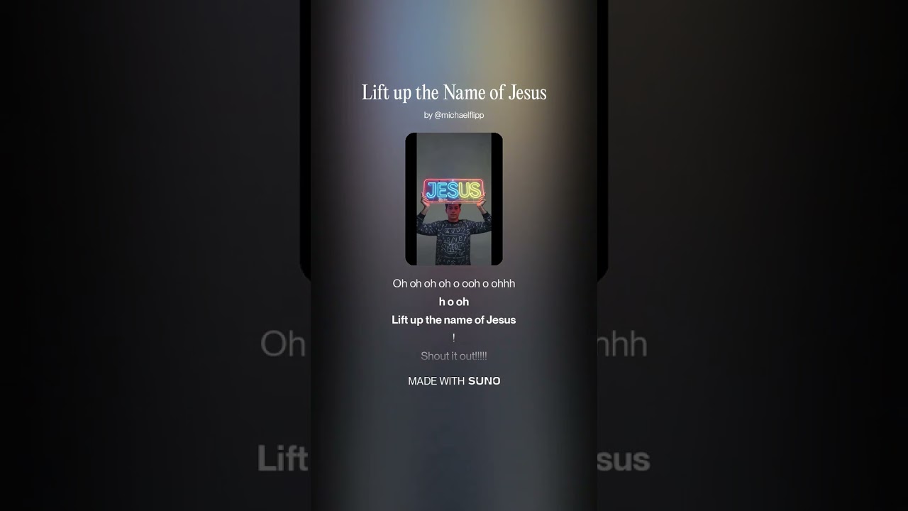 Lift up the Name of Jesus