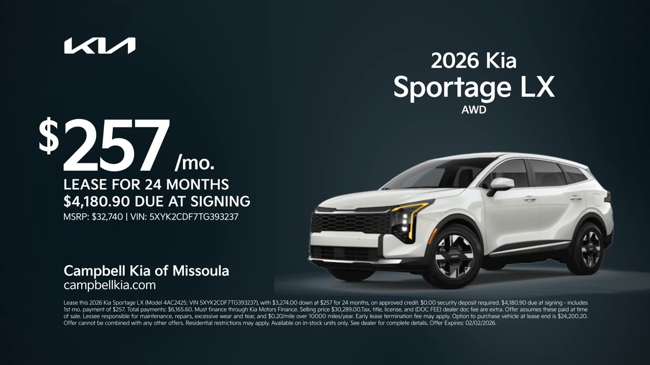 Kia Sportage 01/23/2026 6801171