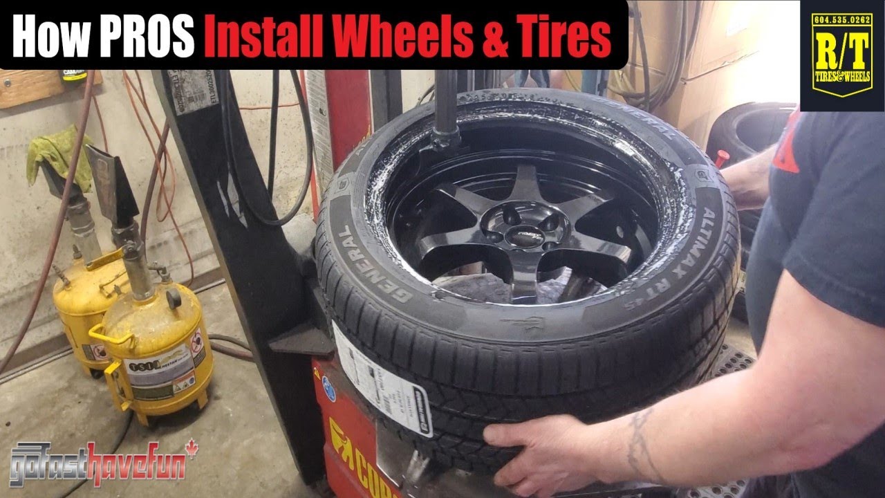 How Professionals Mount & Balance Tires Best Practices (R/T Tires - The Tire Counselor)  AnthonyJ350