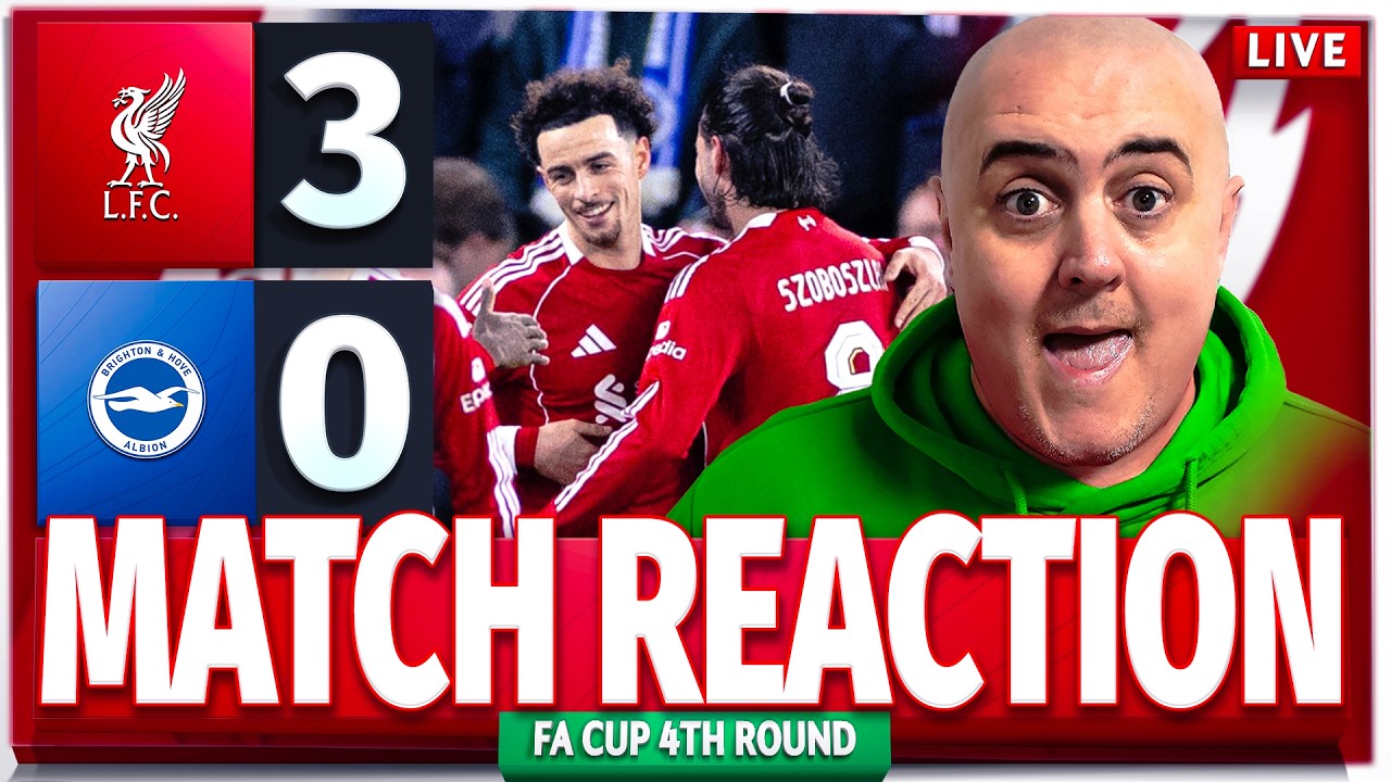 LIVERPOOL 3-0 BRIGHTON! Craig's LIVE Match Reaction