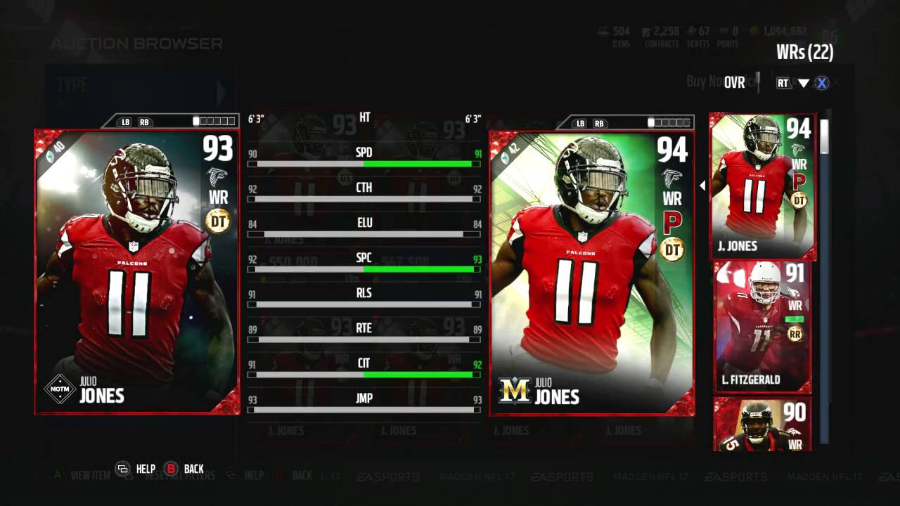 Madden 17 Ultimate Team :: We Got 94 Milestone Julio Jones! :: Madden 17 Ultimate Team