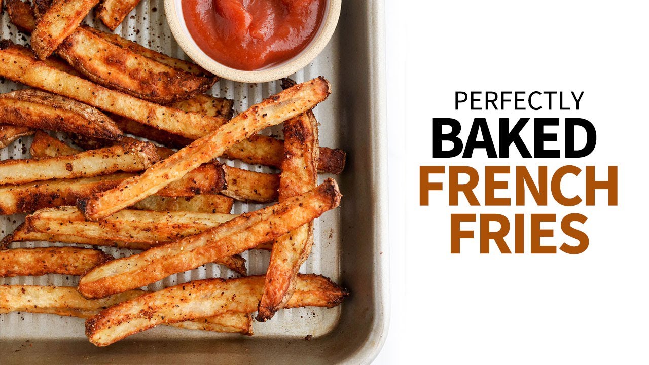 Oven Baked Fries | How to Make Crispy French Fries in the Oven