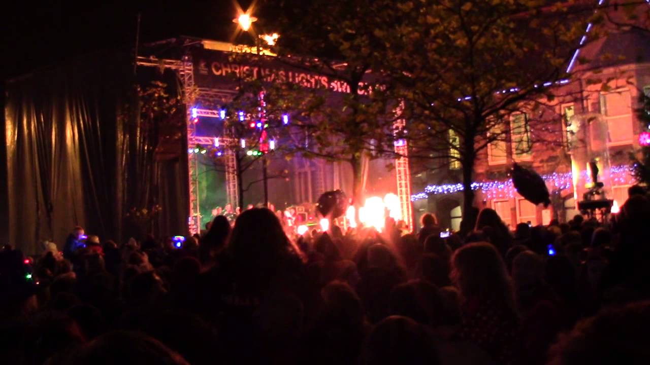 StHelens Christmas Lights Switch On