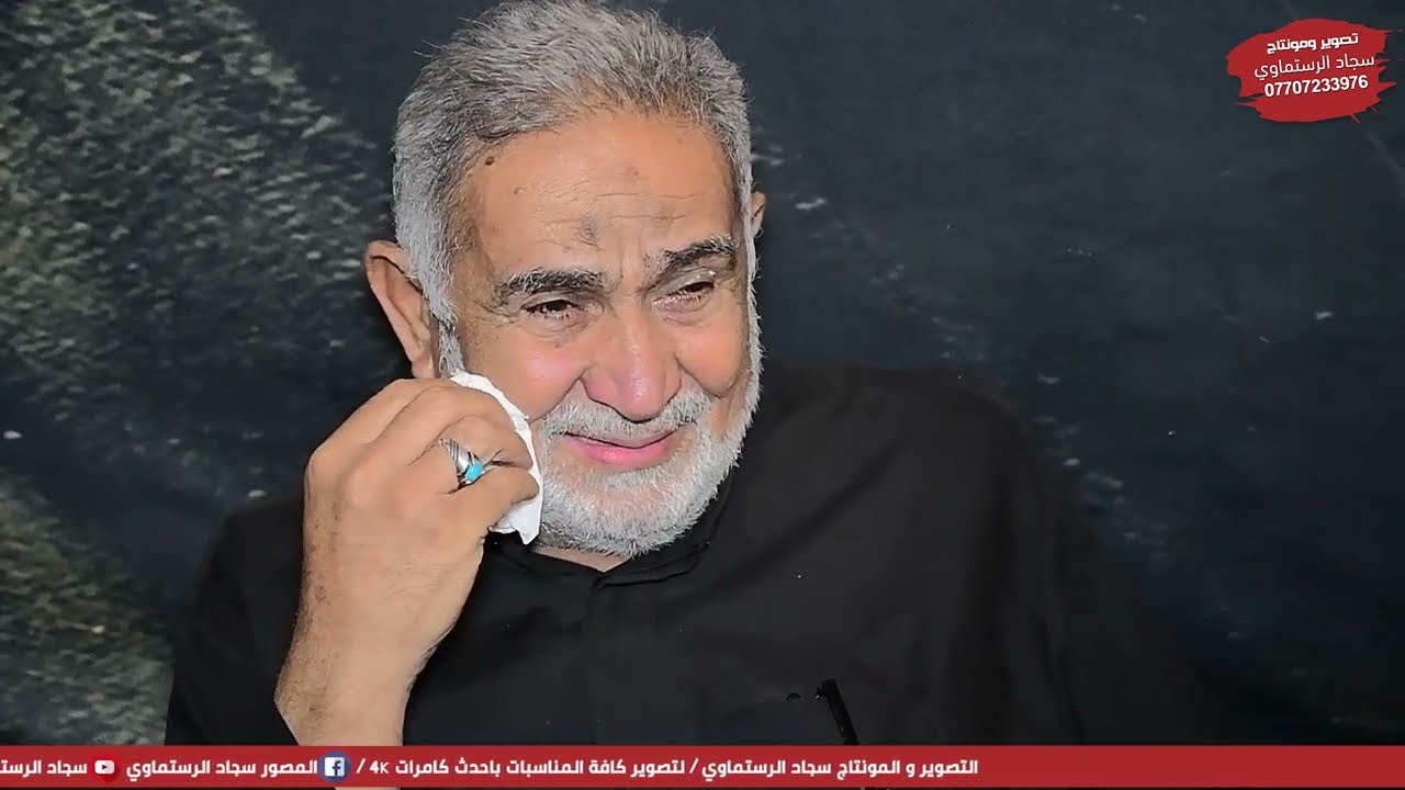 الناعي زيدون الربيعي  في موكب أنصار الحسين عليه السلام لليوم الثاني من شهر محرم الحرام