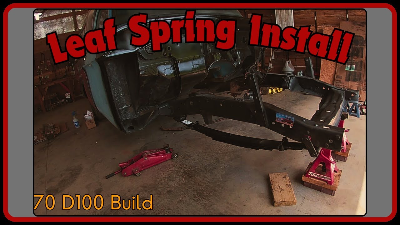 1970 D100 Sweptline Leaf Spring Install