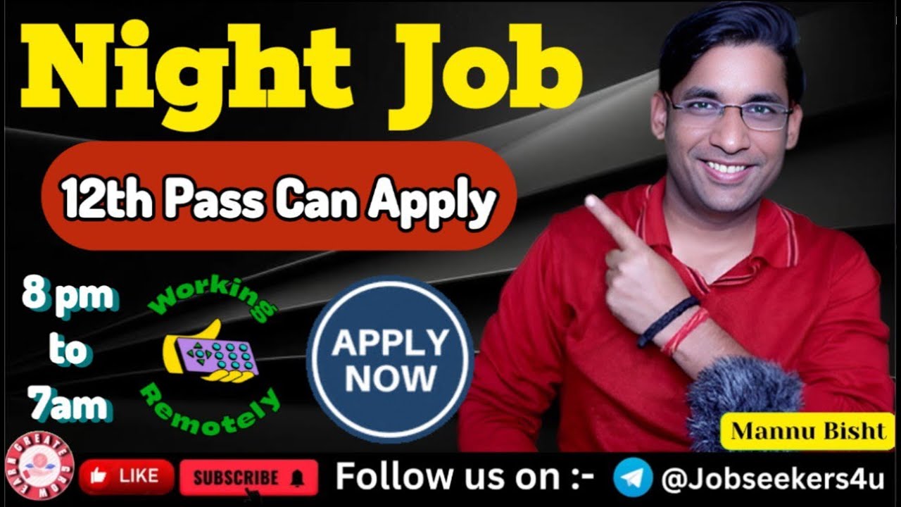 Night Shift Remote Jobs 2025|  Working From Home
