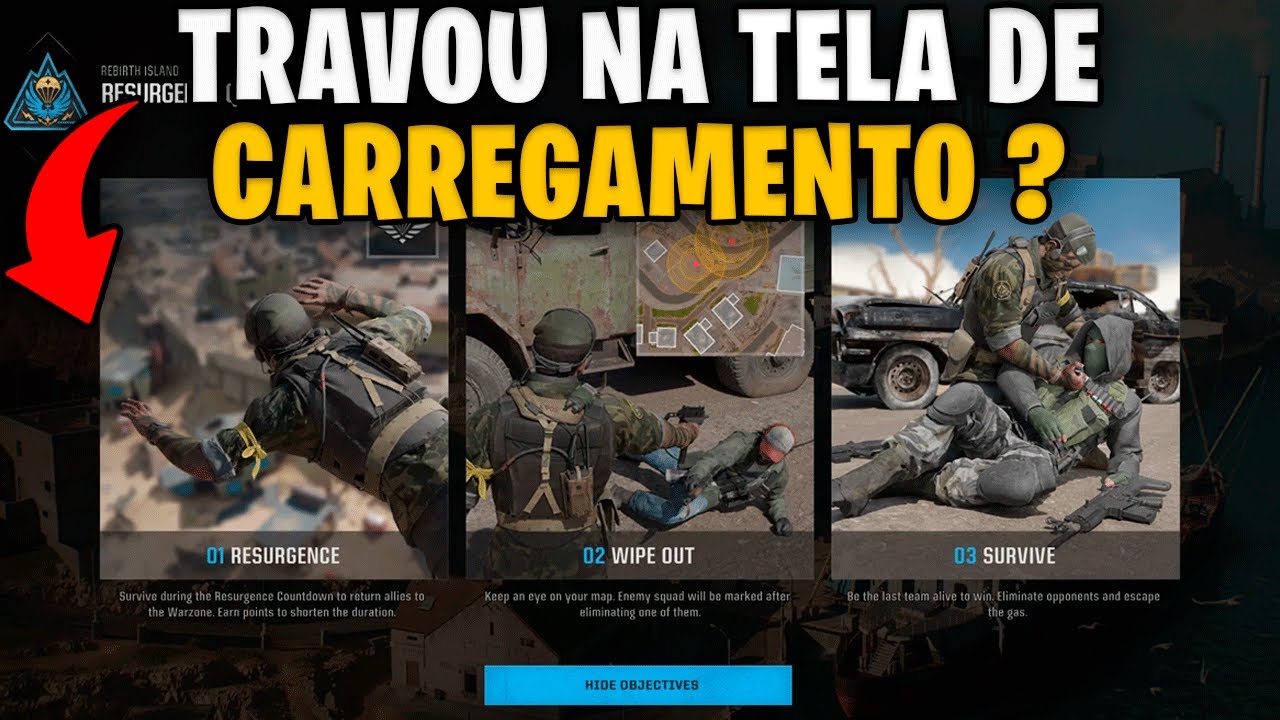WARZONE TRAVANDO NA TELA DE CARREGAMENTO DE PARTIDA ? VEJA COMO RESOLVER R&Aacute;PIDO!