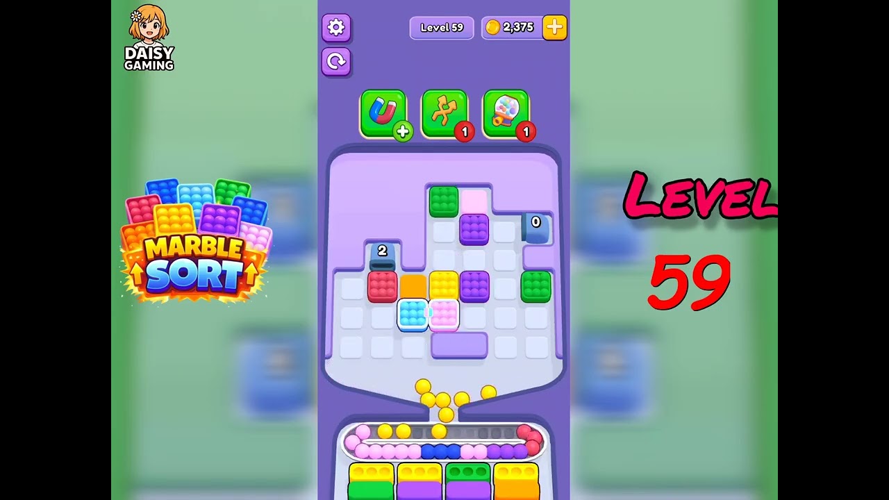 Marble Sort Level 59 Walkthrough
