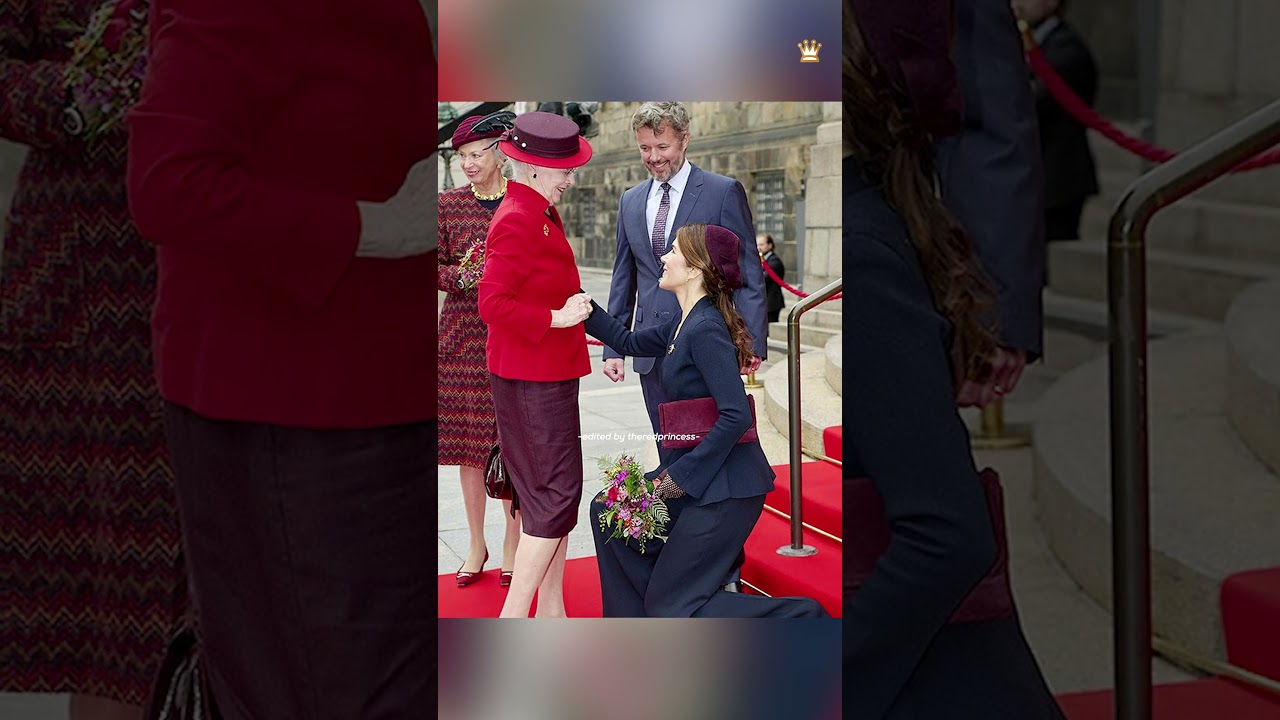 Crown Princess Mary Deep Curtsy #princessmary #crownprincessmary #curtsy