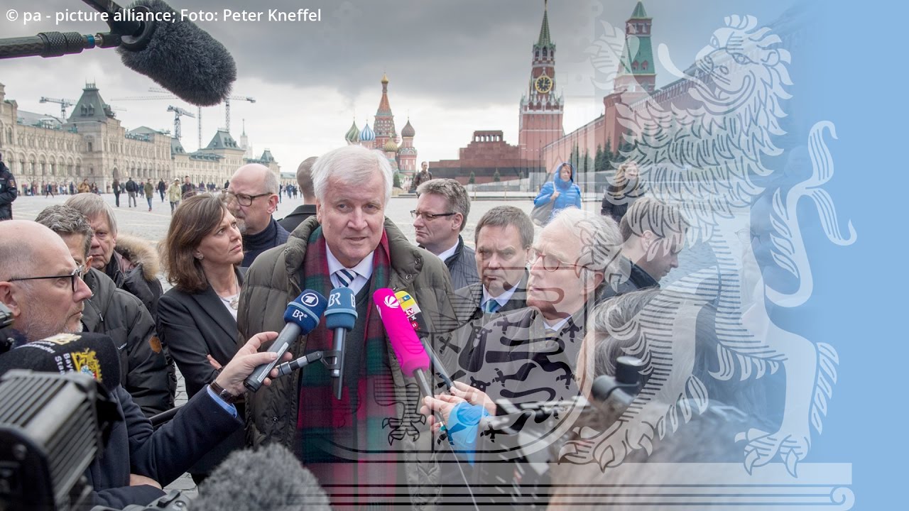 Moskaureise von Ministerpräsident Seehofer - Bayern