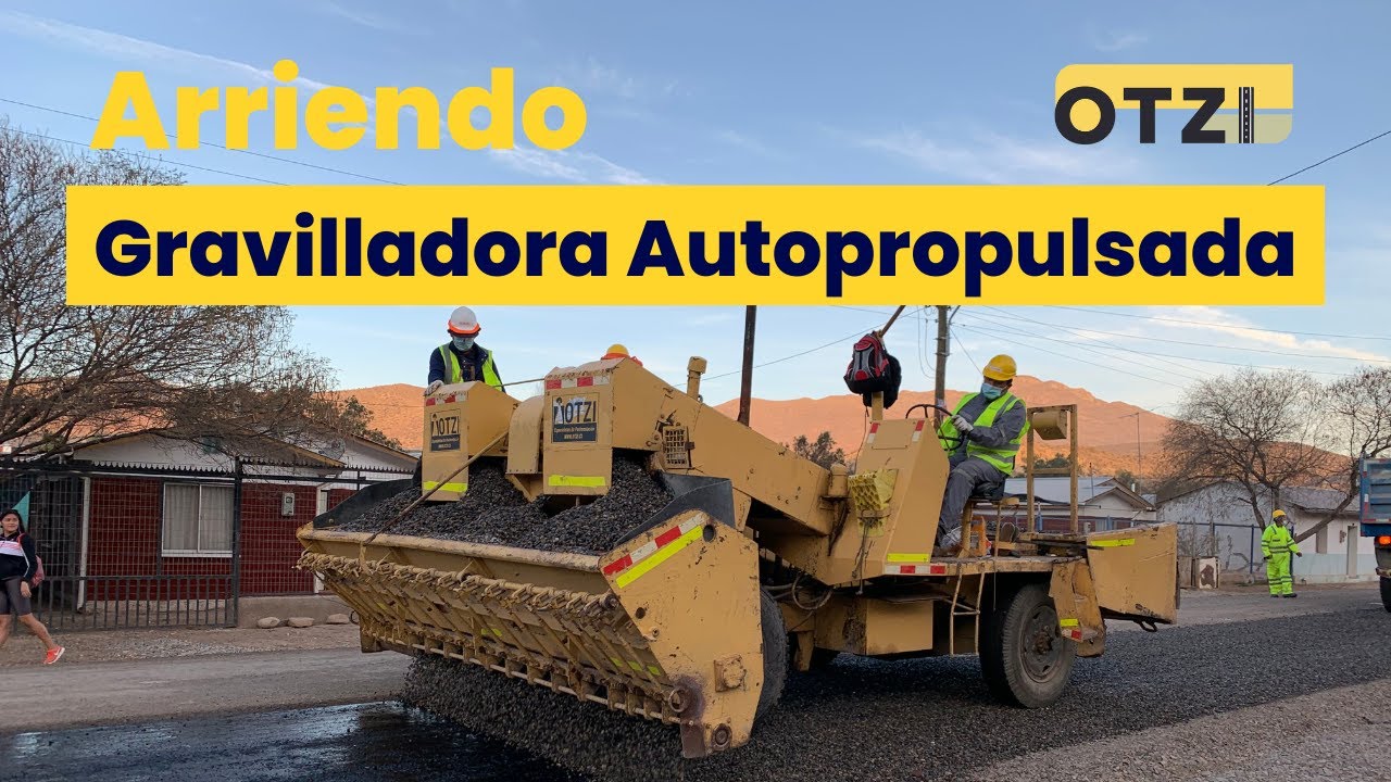 Arriendo Gravilladora Autopropulsada - OTZI SPA