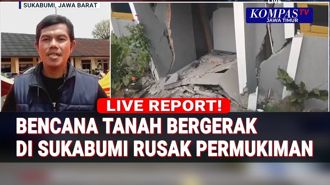 Bencana Tanah Bergerak di Sukabumi Hancurkan Permukiman, Status Darurat 7 Hari Ditetapkan