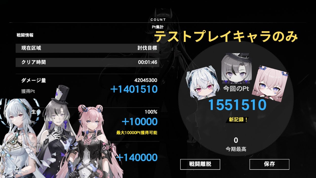 【PGR】包囲討伐テストプレイキャラのみ46