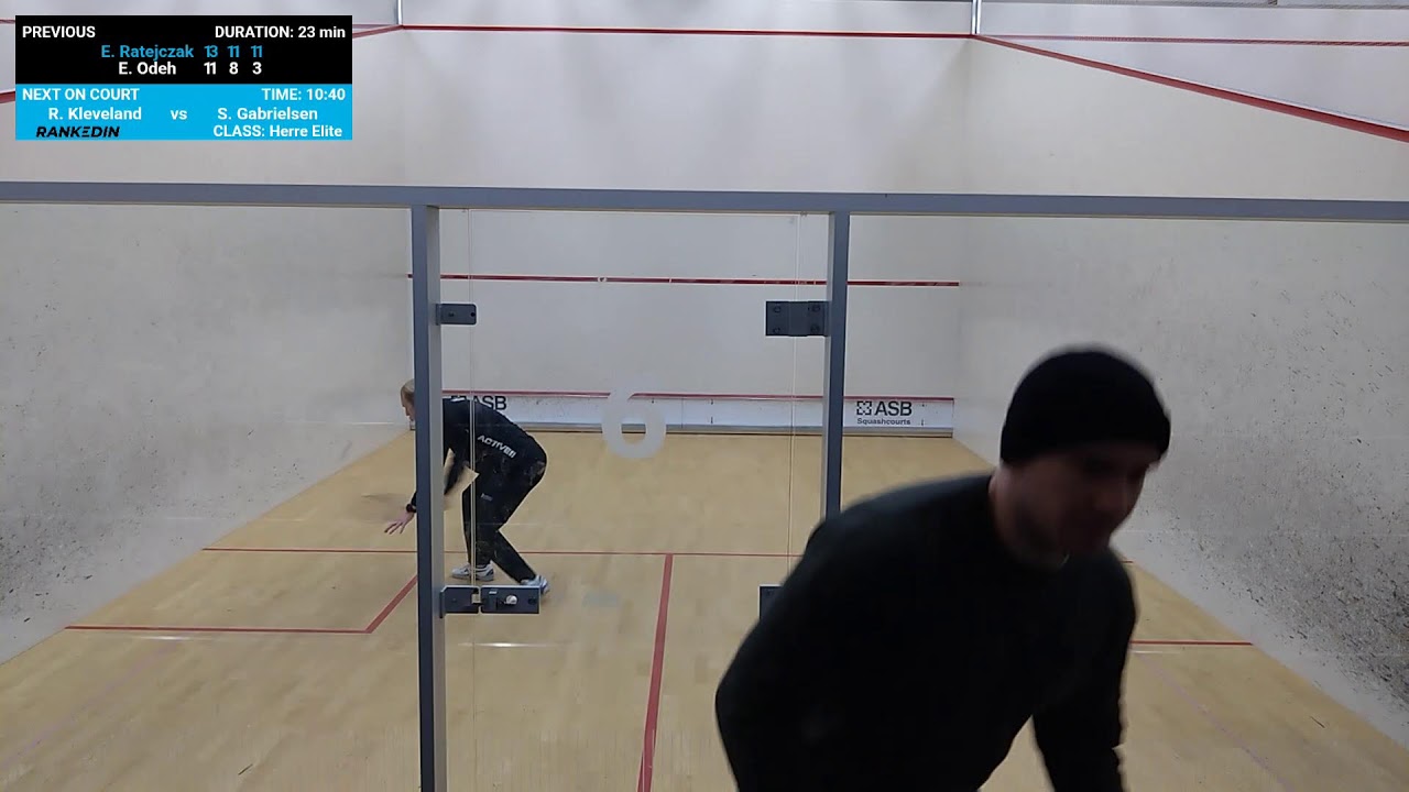 Court Bane 6 - Norgesmesterskap squash 2026 - Rankedin