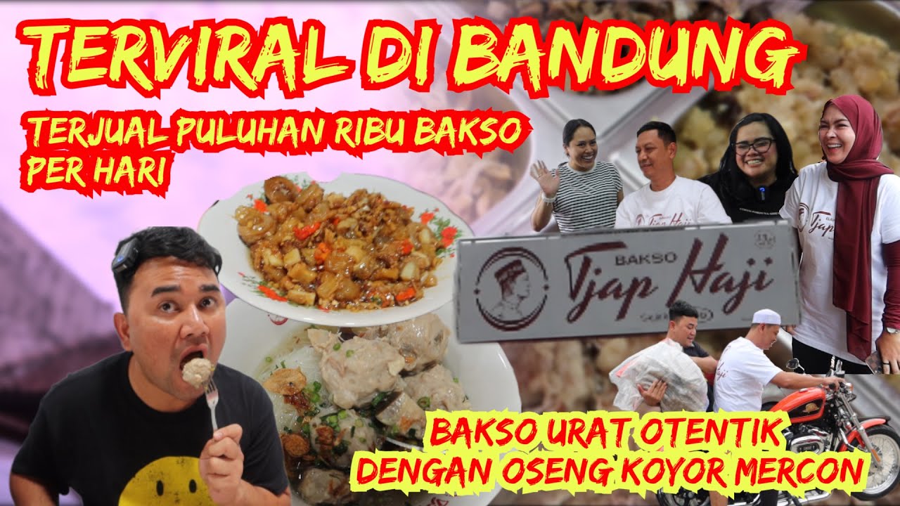 FIX INI BAKSO TERENAK DI BANDUNG‼️DICAMPUR OSENG MERCON KOYOR TULANG RANGU PECAH DI MULUT🔥 #bakso