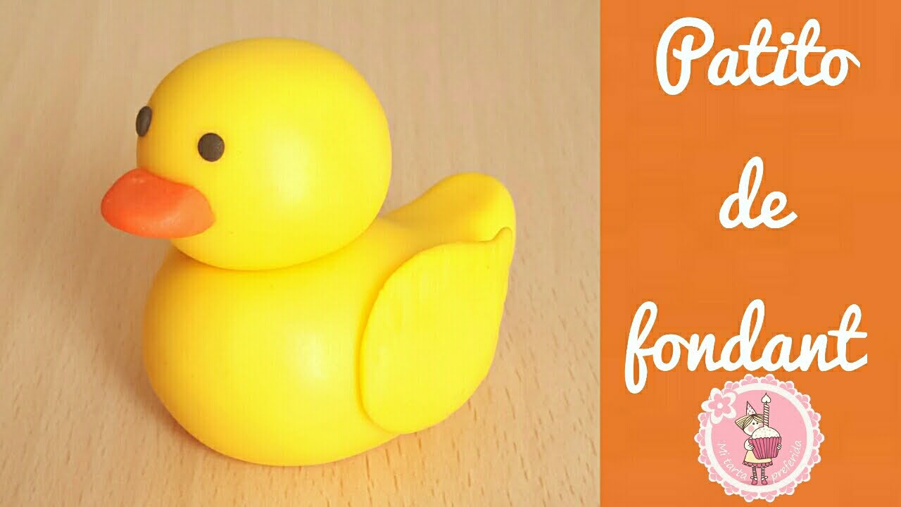 Como hacer un patito de fondant | Mi tarta preferida