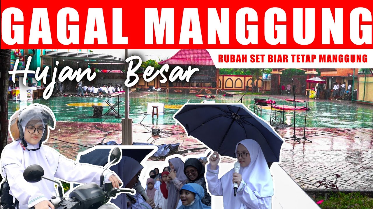 GARA-GARA MANGGUNG DICUACA EXTREME! DIHUKUM DISURUH ISTIGHFAR - SABYAN X SCHOOL MAN 5