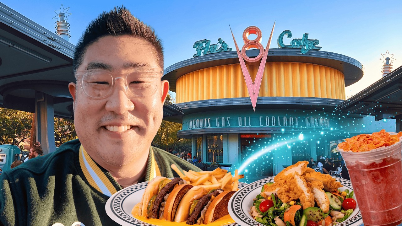 Flo’s V8 Café Menu Changed… Is It Better or Worse? | Disney California Adventure