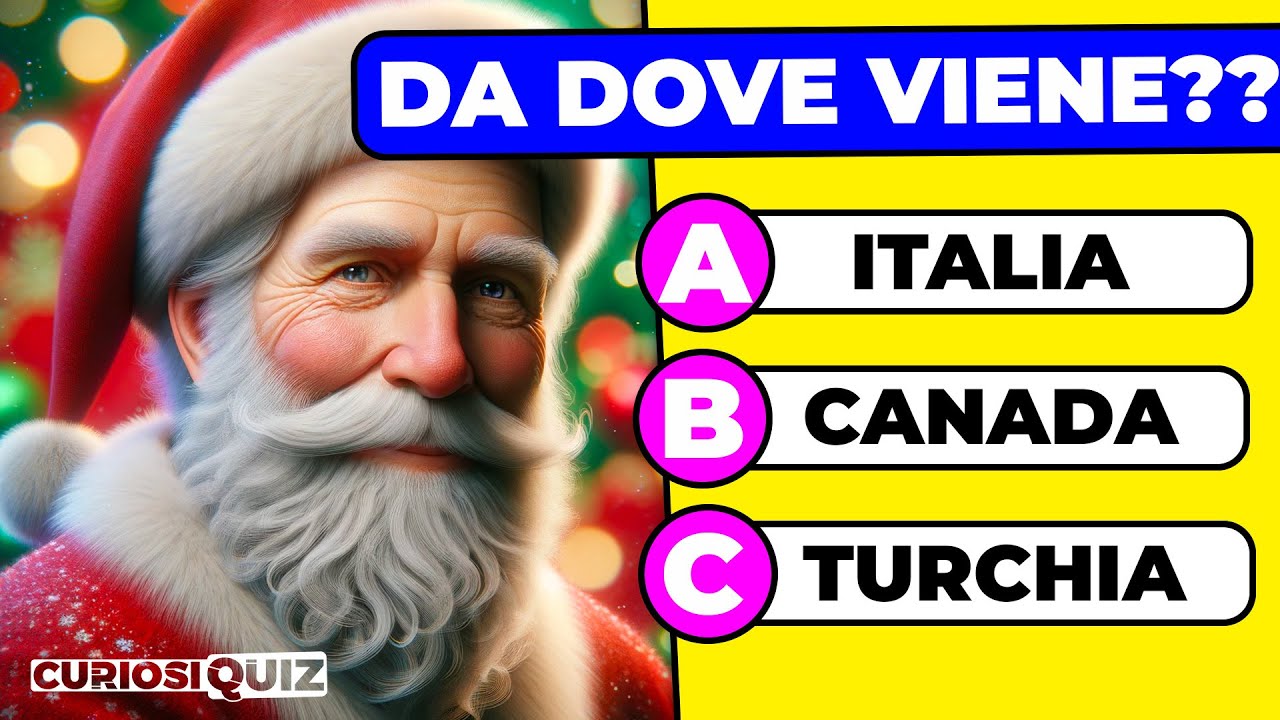 Indovina il PAESE di ORIGINE dei PERSONAGGI NATALIZI | Quiz Personaggio