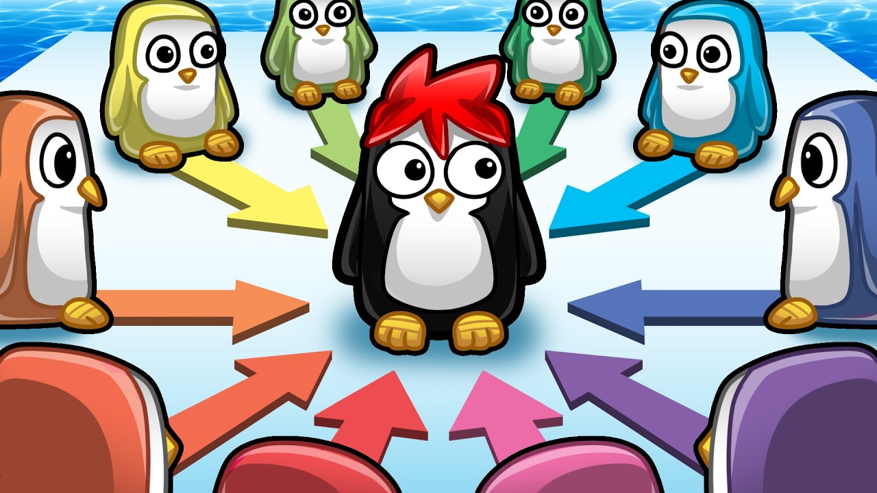 Roblox : Knockout 🐧 การปะทะชองเพนกวิน บนแผ่นน้ำแข็ง !!!